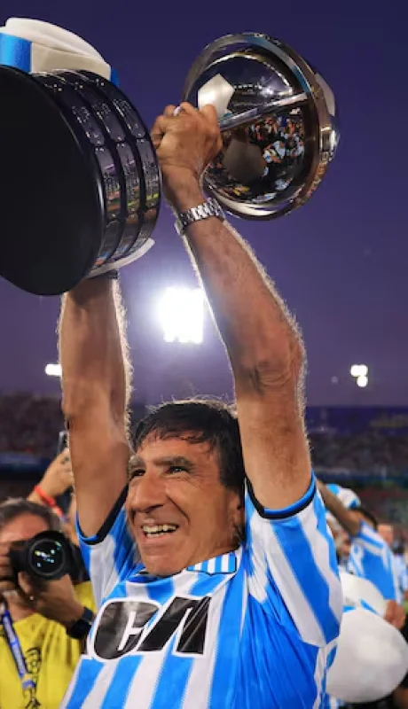 El entrenador de Racing en su hora más exitosa