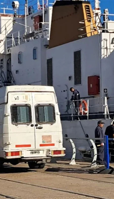 El hecho causó conmoción en el puerto Ingeniero White. (Foto: web)