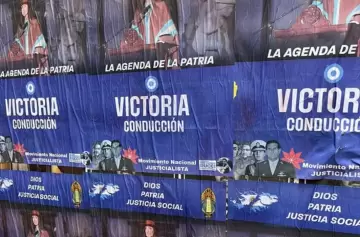 Militantes de Victoria Villarruel salieron a despegar los afiches de la vice