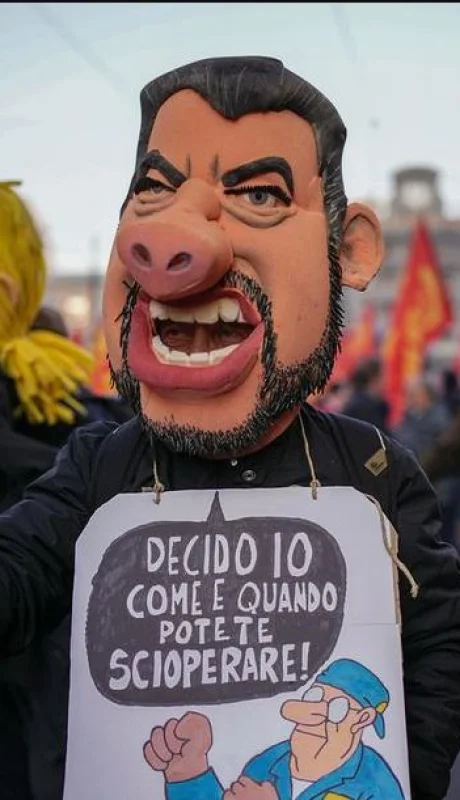 Meloni quiere optimizar el superávit del Estado y las manifestaciones en contra se hacen sentir.