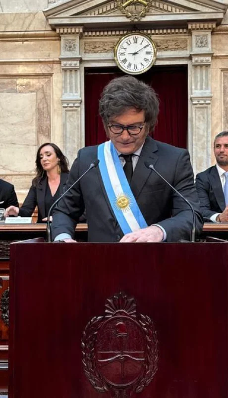 Relación de Milei con el Congreso