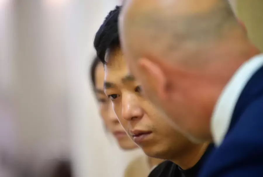 El padre de Lucas, durante la sentencia de este lunes.