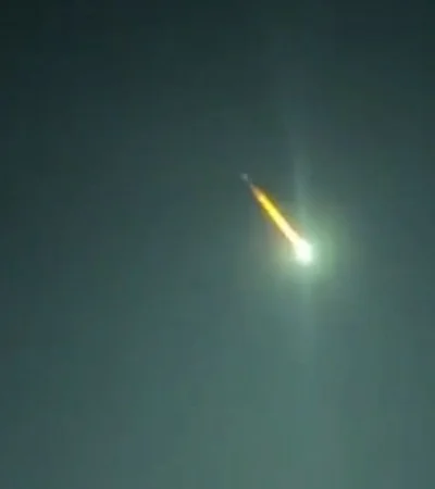 El meteorito cayó en Siberia, Rusia.