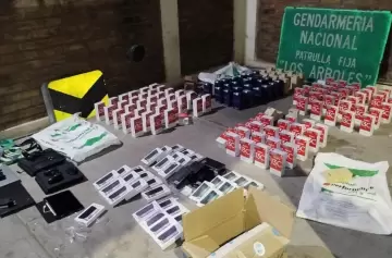 Gendarmería nacional incautó una valiosa carga ilegal proveniente de Chile