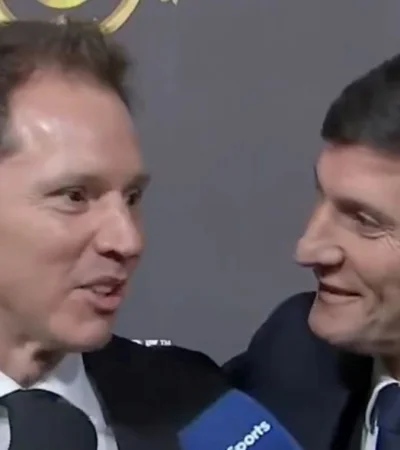 Jorge Brito y Javier Zanetti