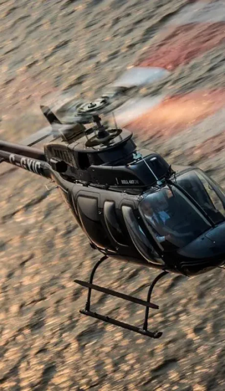 Te presentamos los nuevos Bell 407GXi que verás volar por los cielos del oeste argentino, en operaciones en alta montaña.