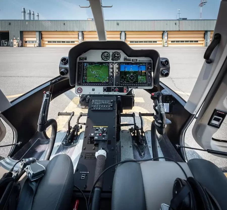 El moderno instrumental de vuelo Garmin G1000H NXi