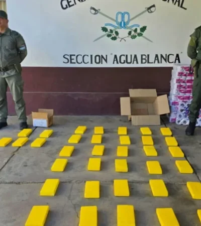 El cargamento recuperado.