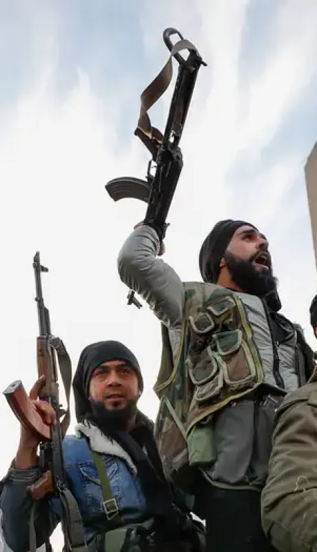 Rebeldes llegan a la ciudad de Damasco. /