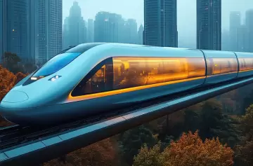 Así serán los trenes "voladores" de China que viajarán a 1.000 km/h