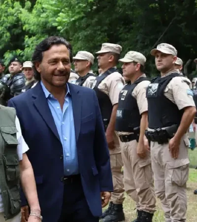 La Ministra de Seguridad junto al gobernador de Salta/