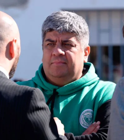 El secretario adjunto de Camioneros, Pablo Moyano. preocupado por el robo/