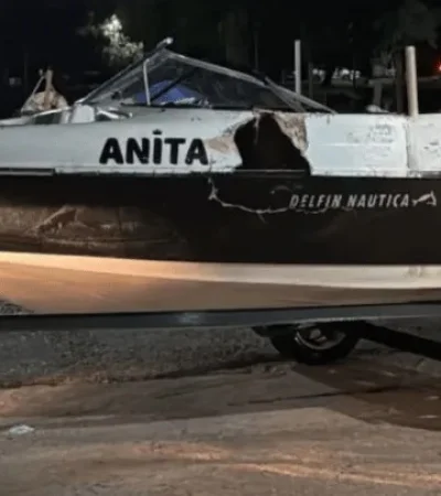 Choque de lanchas en Santa Fe.