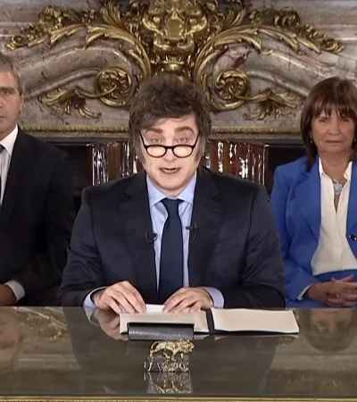 Cadena nacional de Javier Milei.