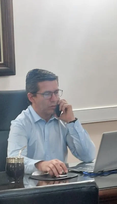 Presidente de la Cámara de Diputados, Andrés Lombardi.