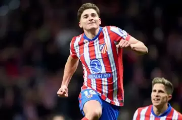 Video: El hermoso gol de Julián Álvarez en la goleada de Atlético Madrid
