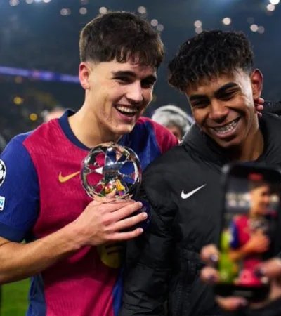 Los chavales culés la rompieron