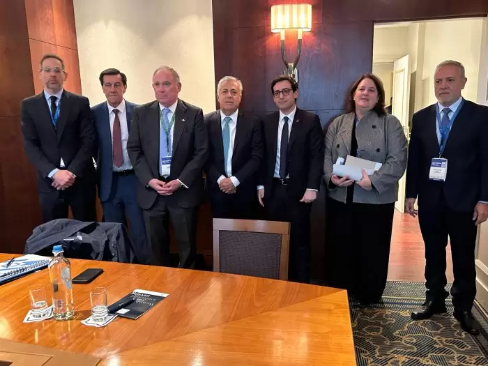 La delegación argentina en Bélgica