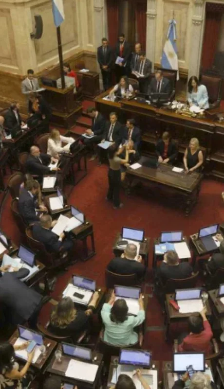 Los parlamentarios de la cámara alta del Congreso de la Nación volvieron del cuarto intermedio pasadas las 16.00.