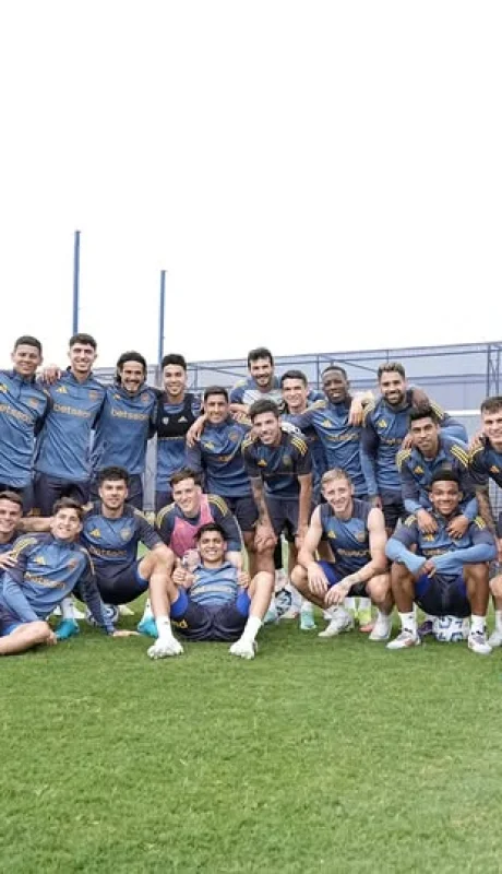 Boca entrenó por última vez en el año.