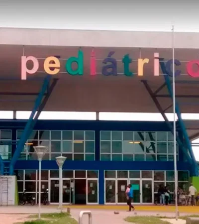 La niña llego sin vida al Hospital Pediátrico Avelino Lorenzo Castelán.