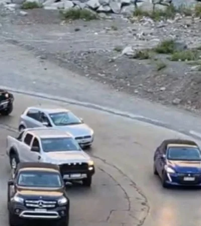 ¡Imprudentes al volante! Conductores desafían la seguridad en Los Caracoles chilenos