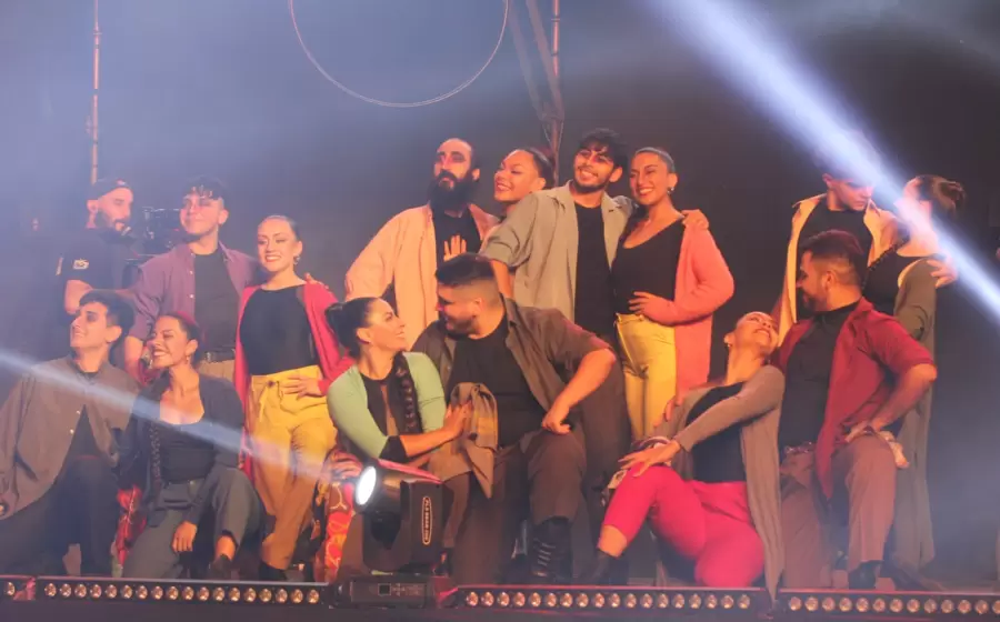 Artistas lujaninos, protagonistas de la fiesta.