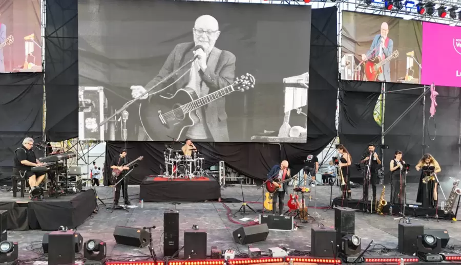 Baglieto y Vitale en el Parque Ferri.