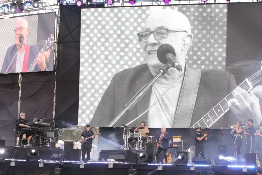 Baglietto y vitale en la previa de la fiesta.