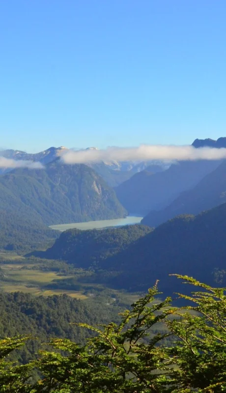 Paso de las Nubes, en el Parque Nacional Nahuel Huapi.