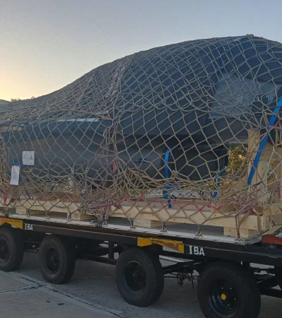 Llegó a la Argentina el primer F-16.