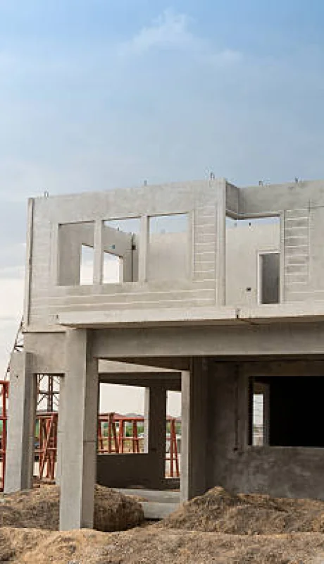 Construcción de viviendas.