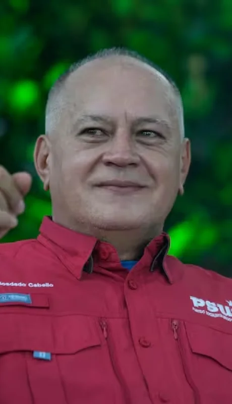 Diosdado Cabello, número dos del Gobierno de Venezuela.