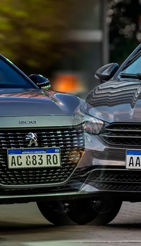 Fiat Cronos y Peugeot 208, dos modelos nacionales entre los más vendidos.