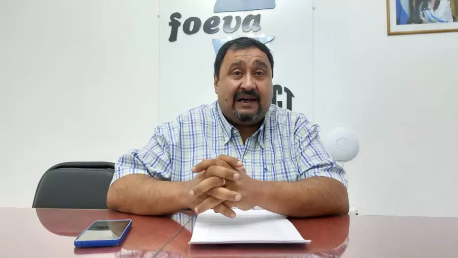 Secretario General de la Federación de Obreros y Empleados Vitivinícolas y Afines, FOEVA de Mendoza, Guido Álvarez.