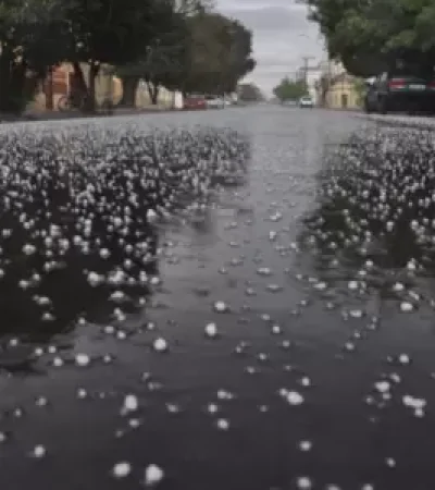El granizo azotó sin clemencia el este de Mendoza.