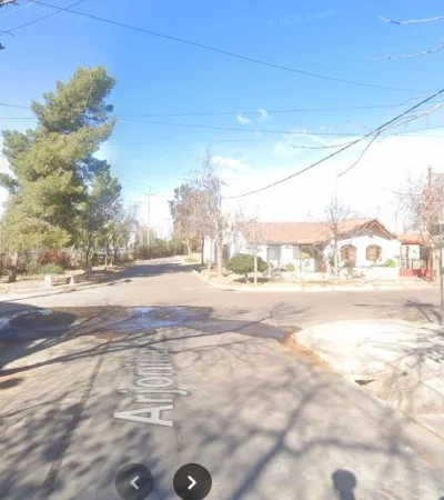 la esquina donde encontraron el vehículo