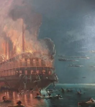 En el naufragio del vapor América, en la Nochebuena de 1871, un hombre se convirtió en leyenda. Imagen: web