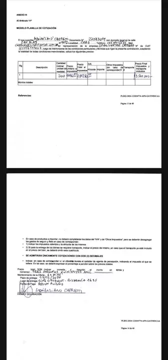 Costos de la fiesta del INCAA