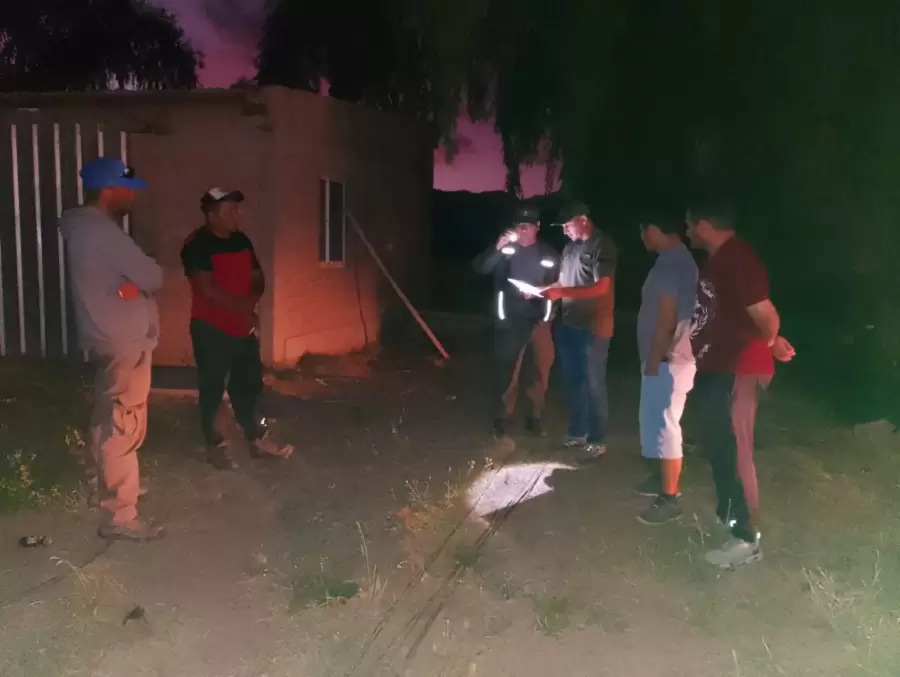 Explotación en fincas mendocinas