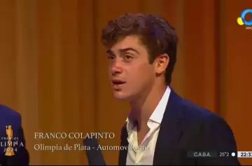 El chiste "cruel" que tiró Franco Colapinto e hizo estallar al público