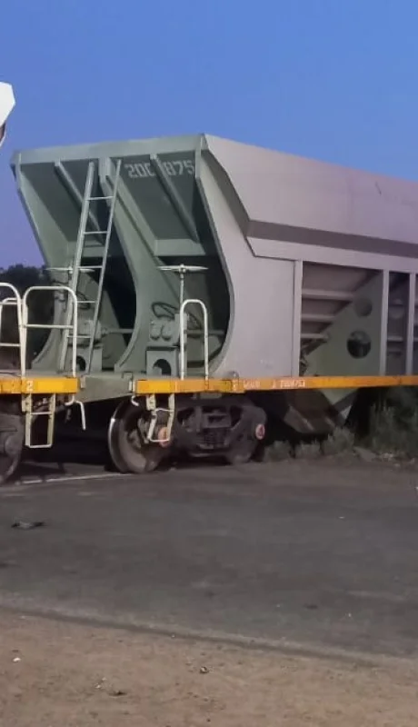 Moto chocó con un tren de carga/ Fuente: Ministerio de Seguridad