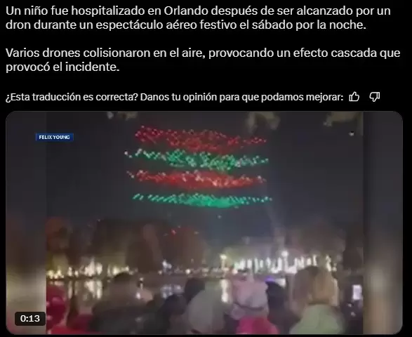Espectáculos de drones