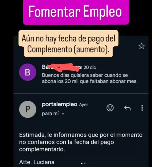 La respuesta oficial más reciente a un titular del programa