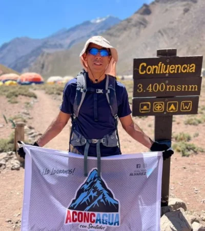 El andinista iniciará su duro periplo mañana 24 de diciembre de 2024.