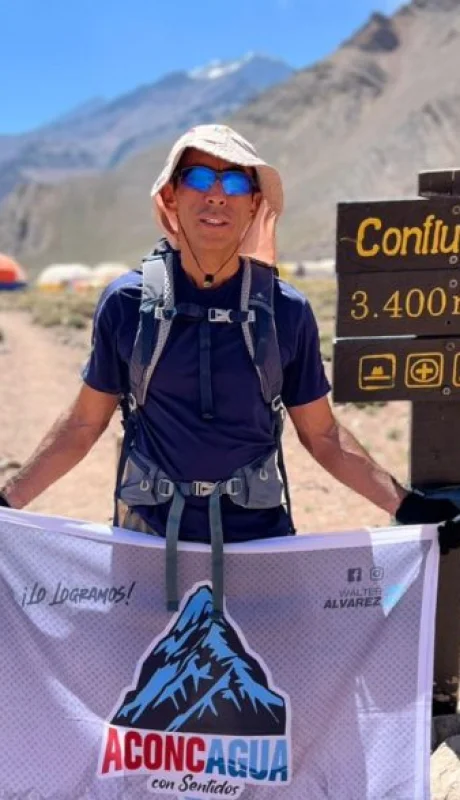 El andinista iniciará su duro periplo mañana 24 de diciembre de 2024.