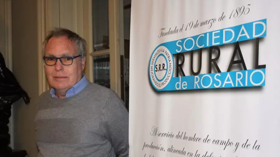 Tomás Layus, vicepresidente de la Sociedad Rural de Rosario. Foto: web