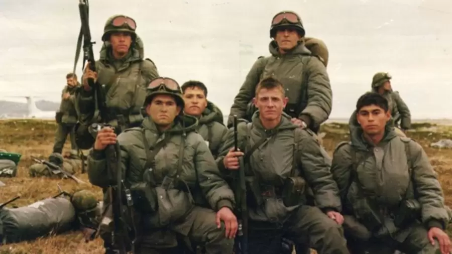 Veteranos de Malvinas.