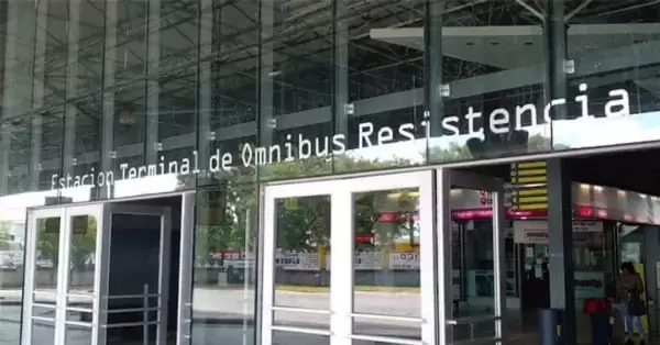 La terminal de ómnibus donde fue encontrado el cadaver. (Foto: web)