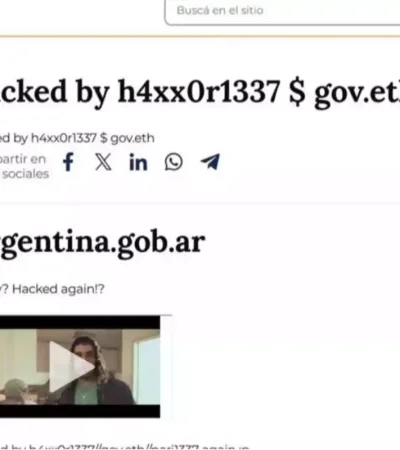 Especialistas explicaron que el portal sufrió lo que en la jerga se conoce como un deface: un cambio de imagen en la portada.